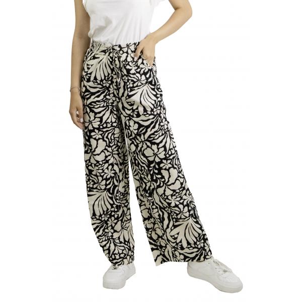 Pantalone fantasia con elastico e laccio Only